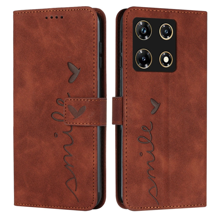 Skin Feel Heart Pattern Leather Phone Case My Store