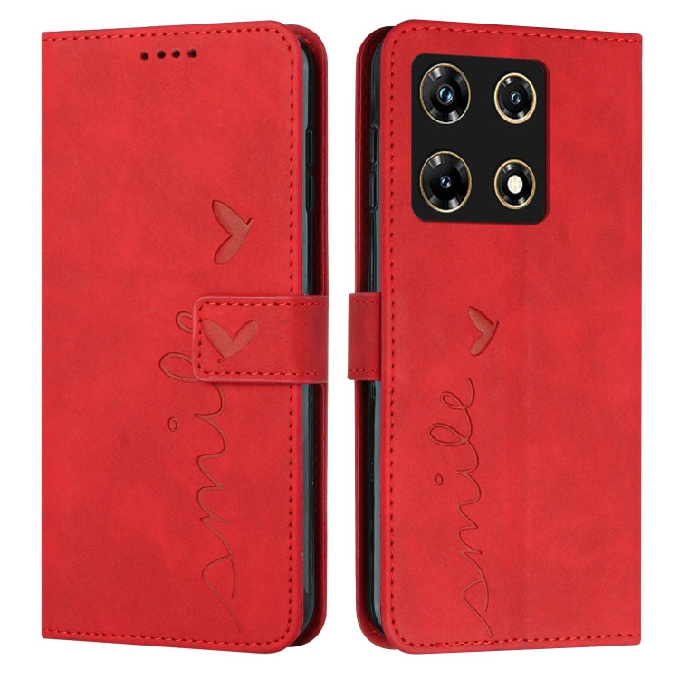 Skin Feel Heart Pattern Leather Phone Case My Store