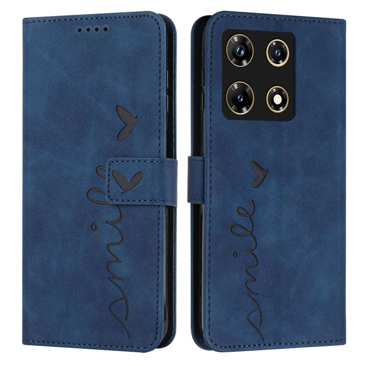 Skin Feel Heart Pattern Leather Phone Case My Store