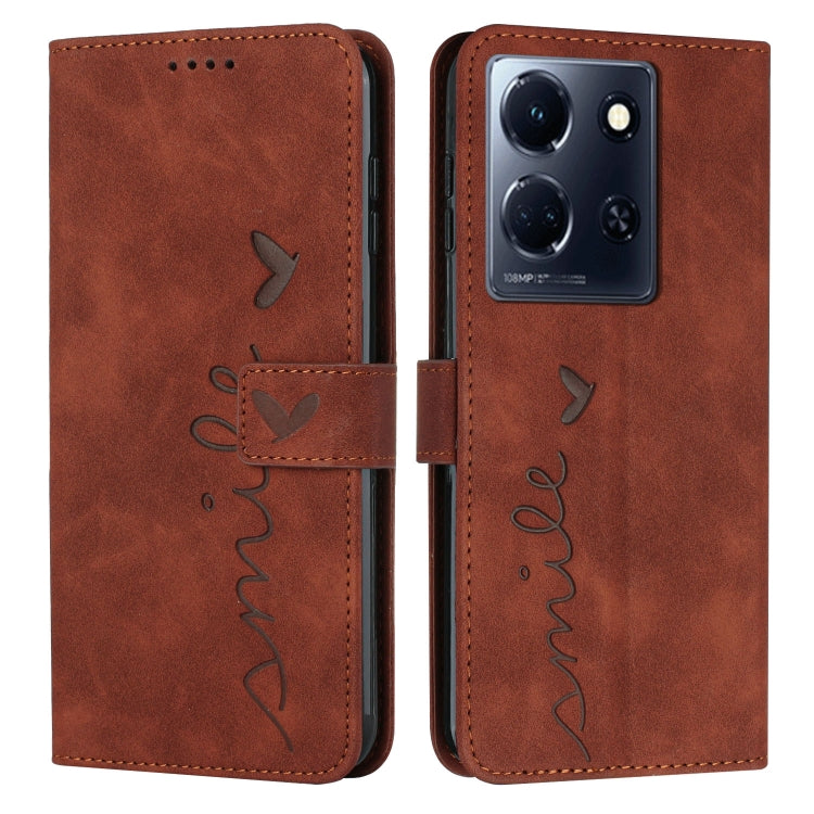 Skin Feel Heart Pattern Leather Phone Case My Store