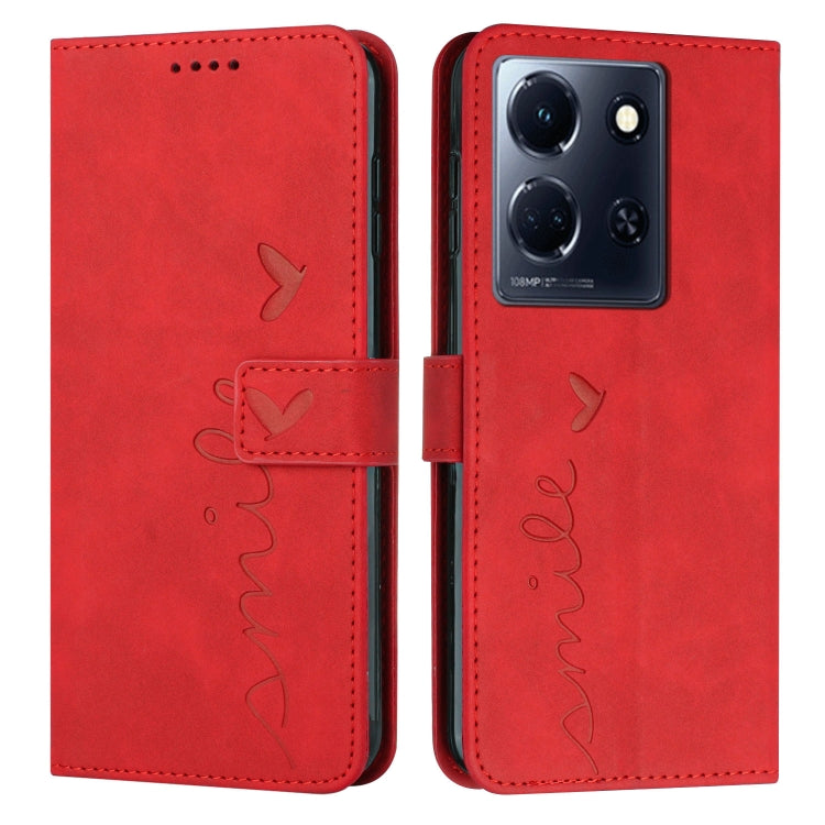 Skin Feel Heart Pattern Leather Phone Case My Store