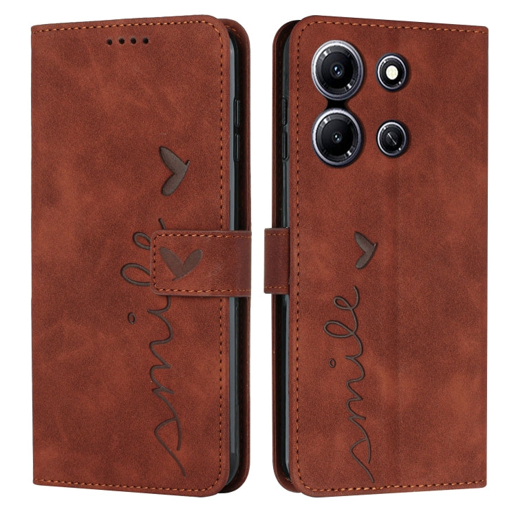 Skin Feel Heart Pattern Leather Phone Case My Store