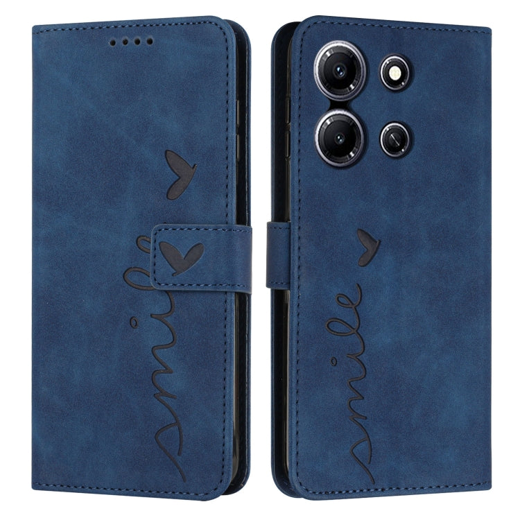 Skin Feel Heart Pattern Leather Phone Case My Store