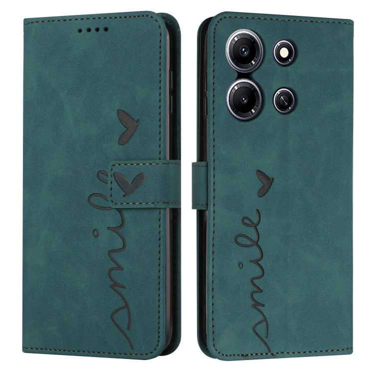 Skin Feel Heart Pattern Leather Phone Case My Store