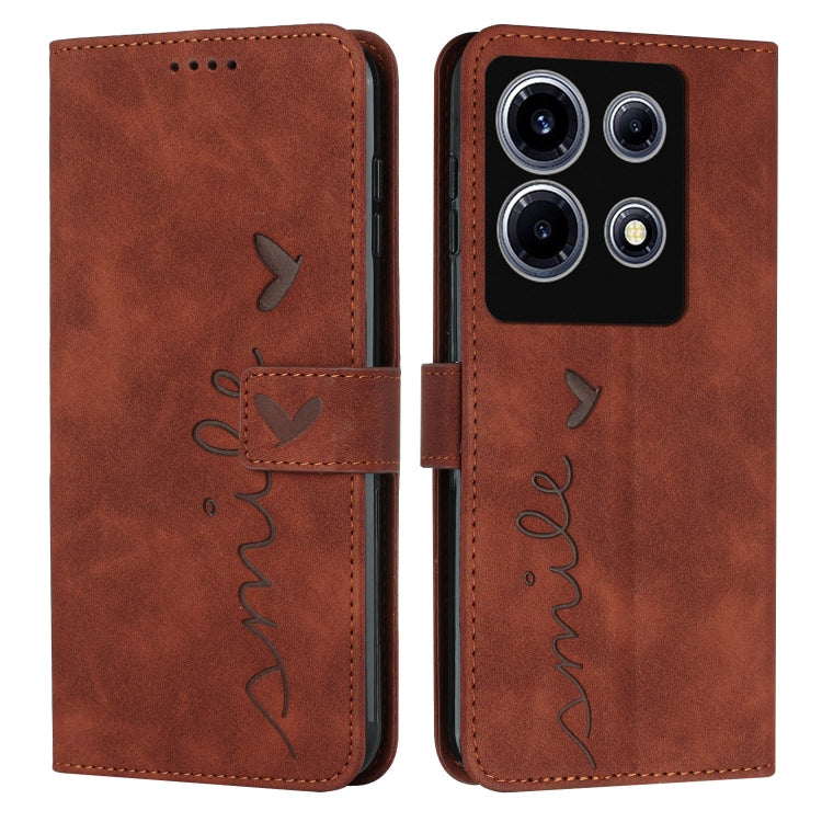 Skin Feel Heart Pattern Leather Phone Case My Store