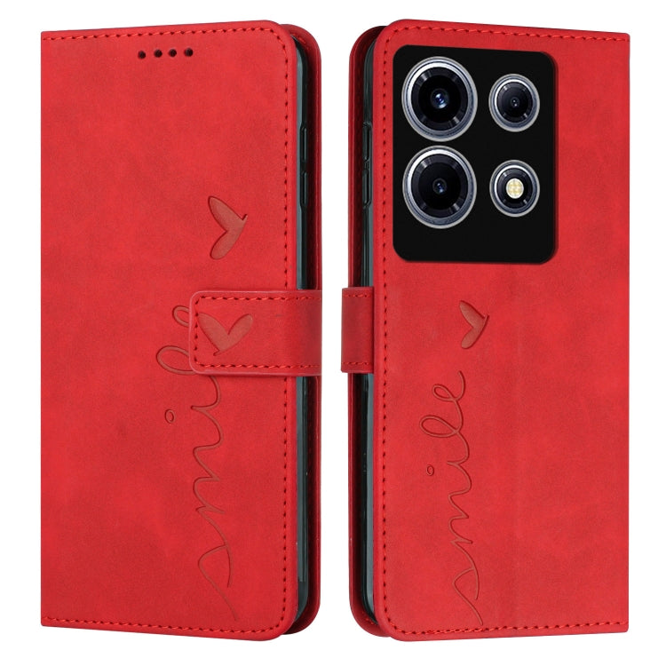 Skin Feel Heart Pattern Leather Phone Case My Store