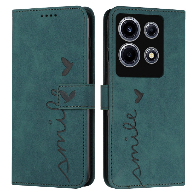 Skin Feel Heart Pattern Leather Phone Case My Store