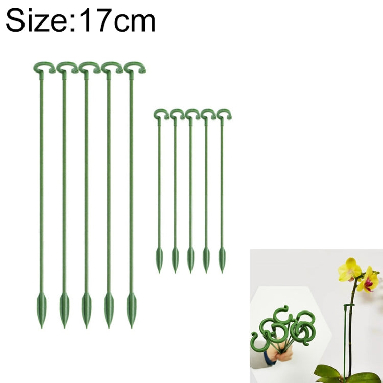 10pcs Plant Potted Flower Shape Support Rod Fixed Anti-lodging Leaf Guard Frame