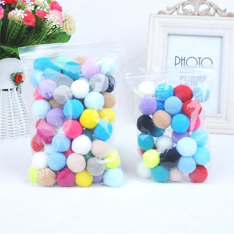 50pcs Colorful Plush Ball Pet Chew Ball Cat Interactive Toy-Reluova