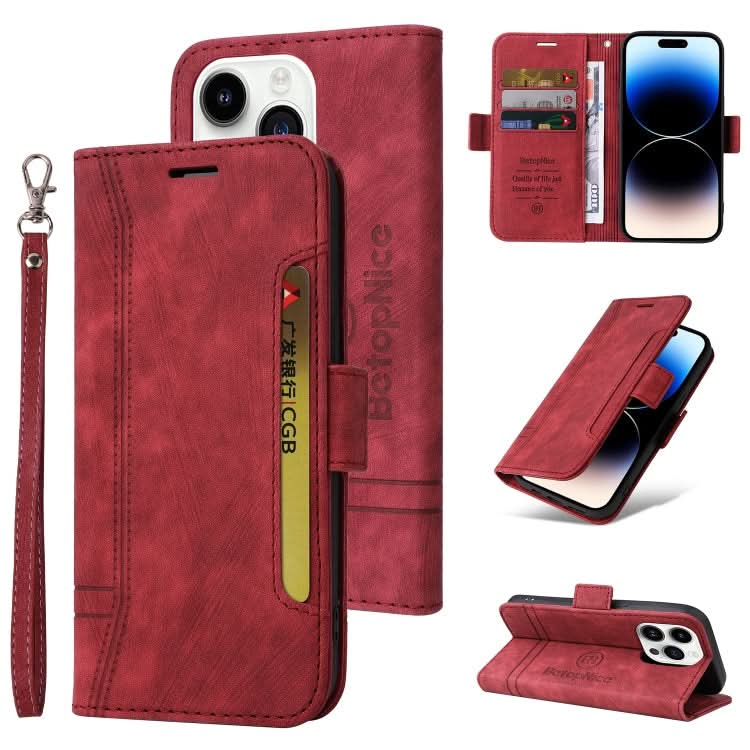 BETOPNICE Dual-side Buckle Leather Phone Case, Series 2