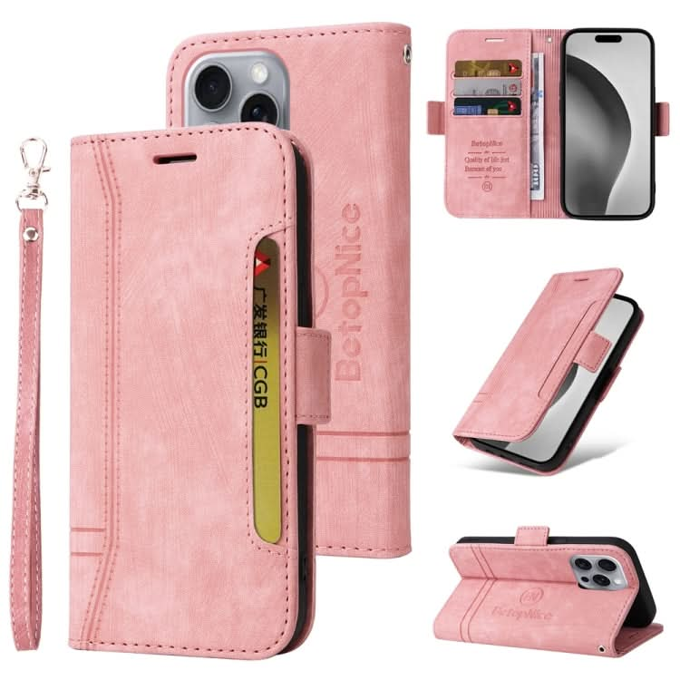 BETOPNICE Dual-side Buckle Leather Phone Case, Series 2