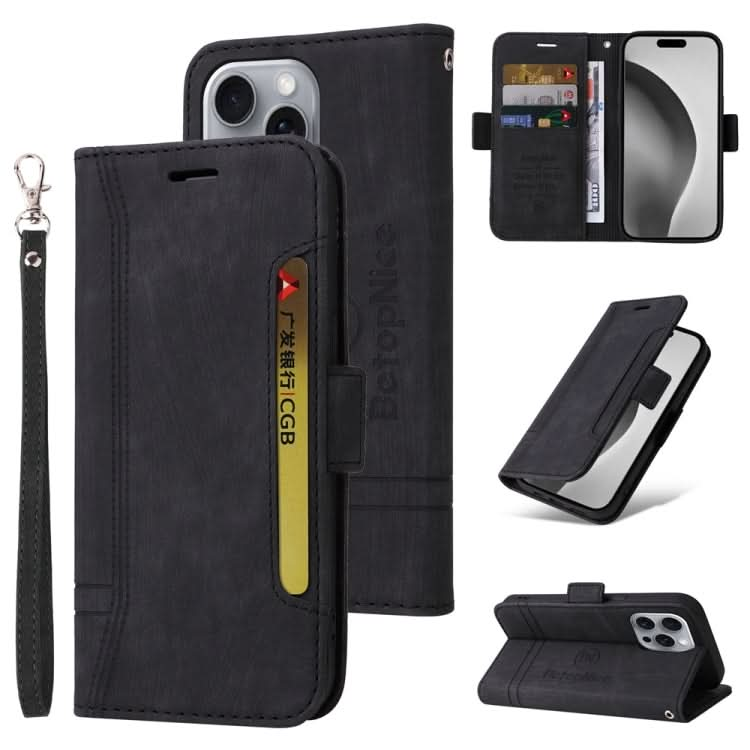 BETOPNICE Dual-side Buckle Leather Phone Case, Series 2