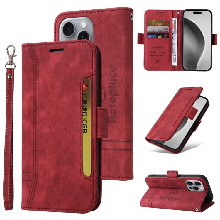 BETOPNICE Dual-side Buckle Leather Phone Case, Series 2