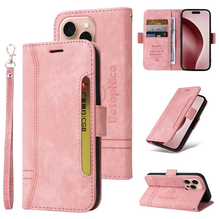 BETOPNICE Dual-side Buckle Leather Phone Case, Series 1