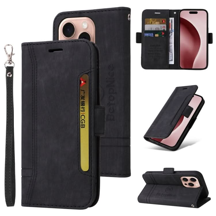 BETOPNICE Dual-side Buckle Leather Phone Case, Series 1