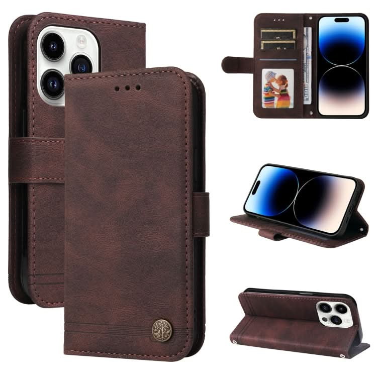 Skin Feel Life Tree Leather Phone Case, Series 1