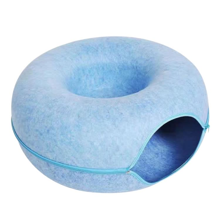 Round Wool Felt Cat Litter Tunnel Cat Litter - Reluova