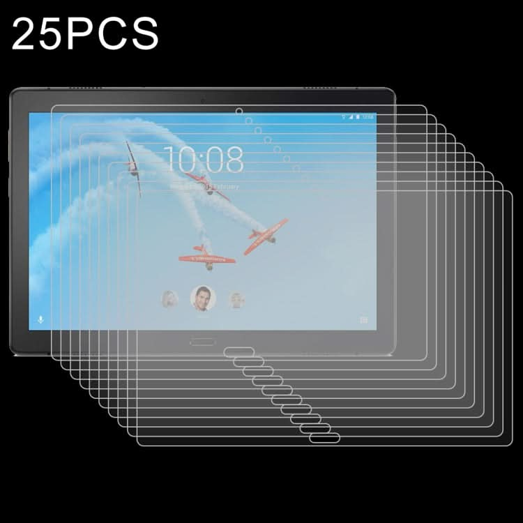 25 PCS For Lenovo Tab P10 X705M 9H 0.3mm Explosion-proof Tempered Glass Film-Reluova