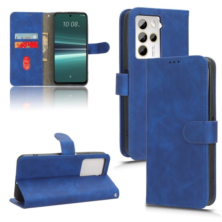 Skin Feel Magnetic Flip Leather Phone Case