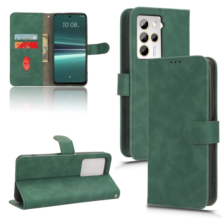 Skin Feel Magnetic Flip Leather Phone Case