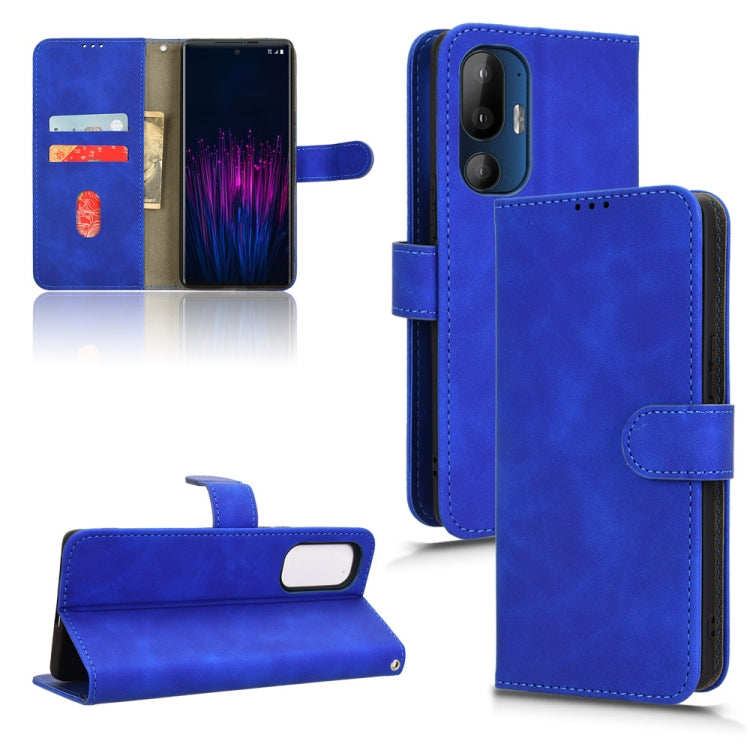 Skin Feel Magnetic Flip Leather Phone Case