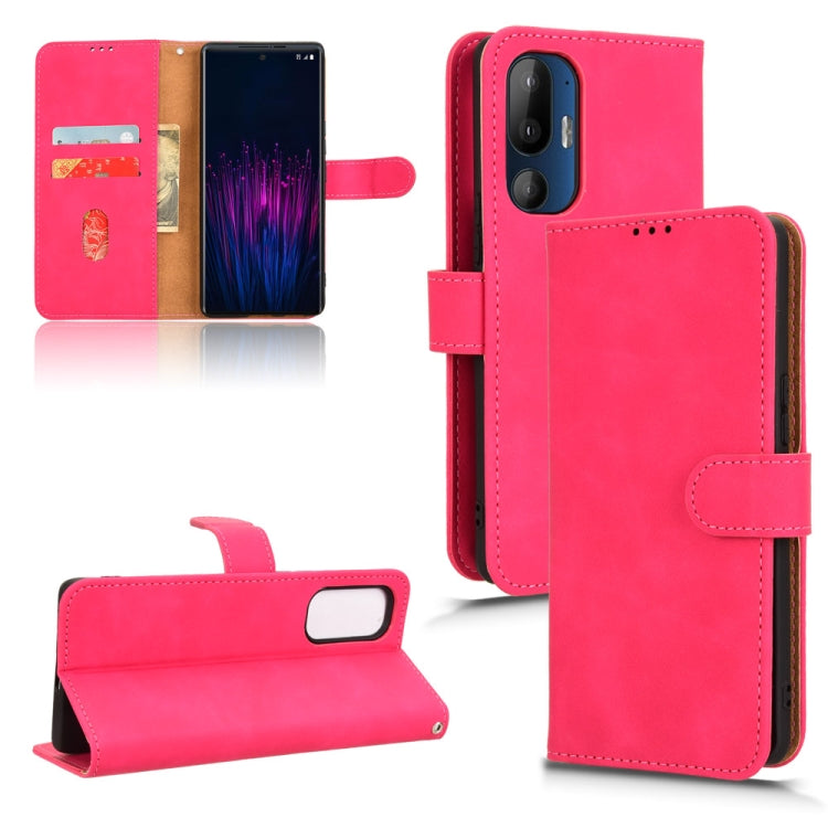 Skin Feel Magnetic Flip Leather Phone Case