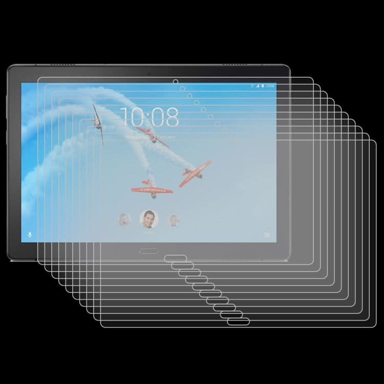 25 PCS For Lenovo Tab P10 X705M 9H 0.3mm Explosion-proof Tempered Glass Film-Reluova