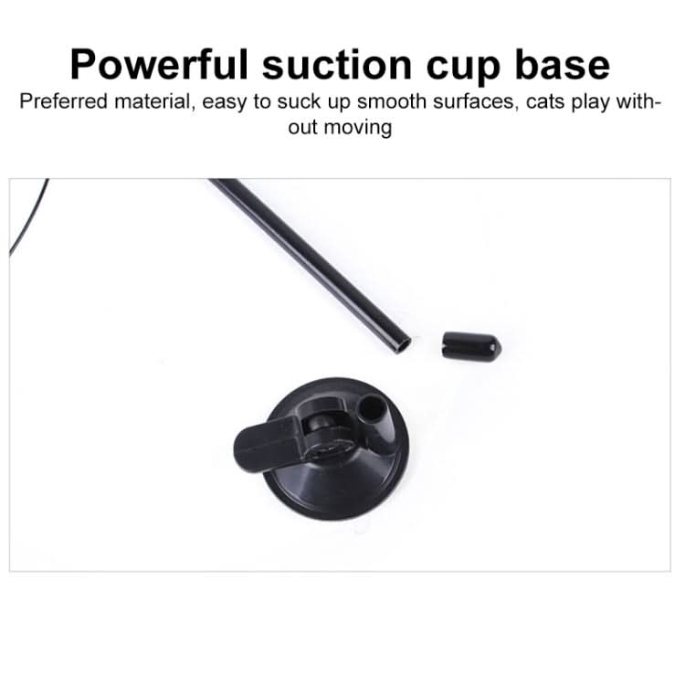 Handheld Adsorption Steel Wire Cat Teaser Stick Pet Toy, Random Color Delivery - Reluova