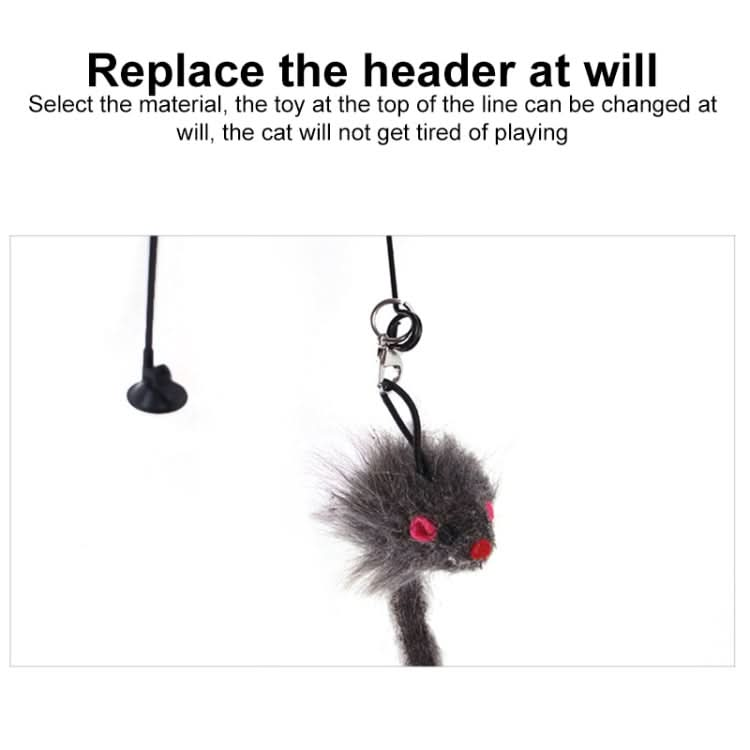 Handheld Adsorption Steel Wire Cat Teaser Stick Pet Toy, Random Color Delivery - Reluova