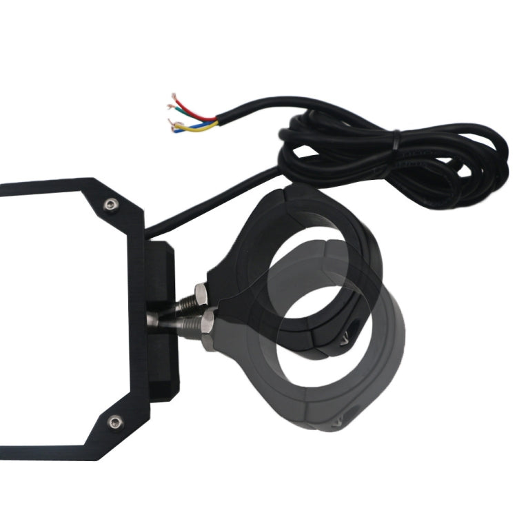 For 1.75 - 2 inch UTV-26 UTV / ATV Three Color Rear Frame Reflective Mirror with LED Lights ÎҵÄÉ̵ê