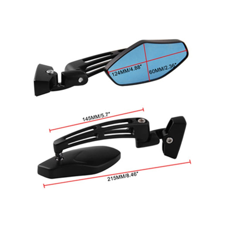 1Pair SF-062 Motorcycle Modified Rearview Mirror Reflective Mirror-Reluova