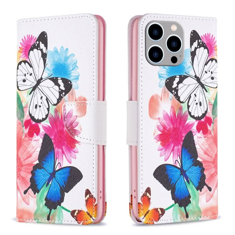 Colored Drawing Pattern Leather Phone Case, Series 3