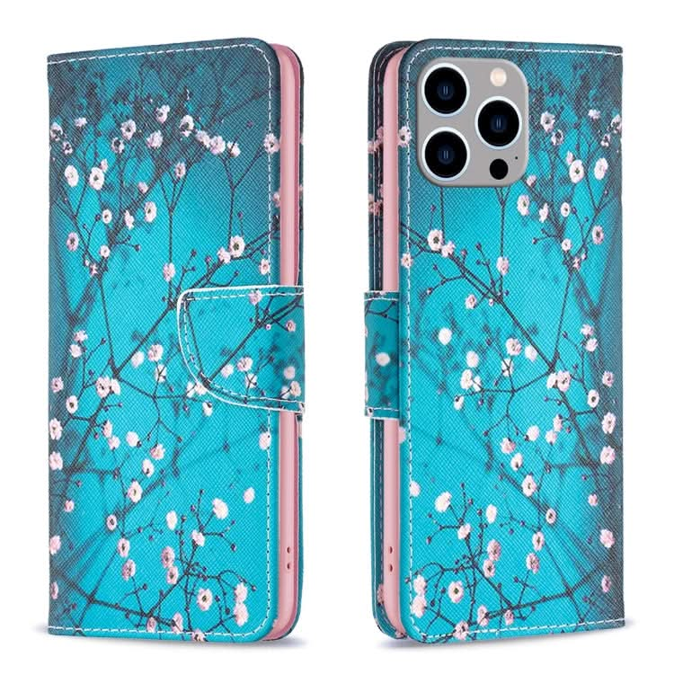 Colored Drawing Pattern Leather Phone Case, Series 3