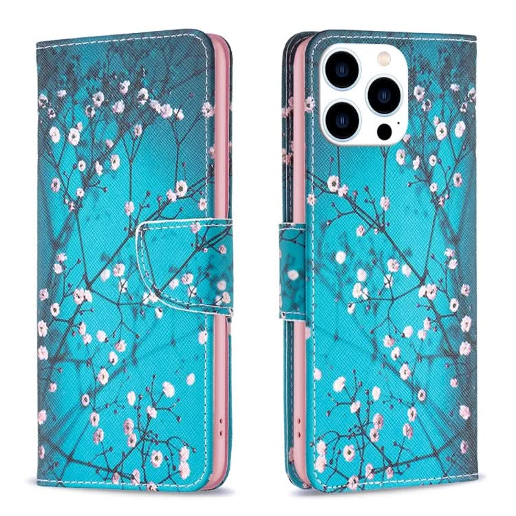 Colored Drawing Pattern Leather Phone Case, Series 1