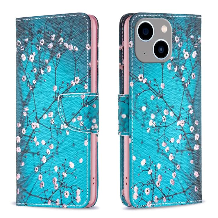 Colored Drawing Pattern Leather Phone Case, Series 1