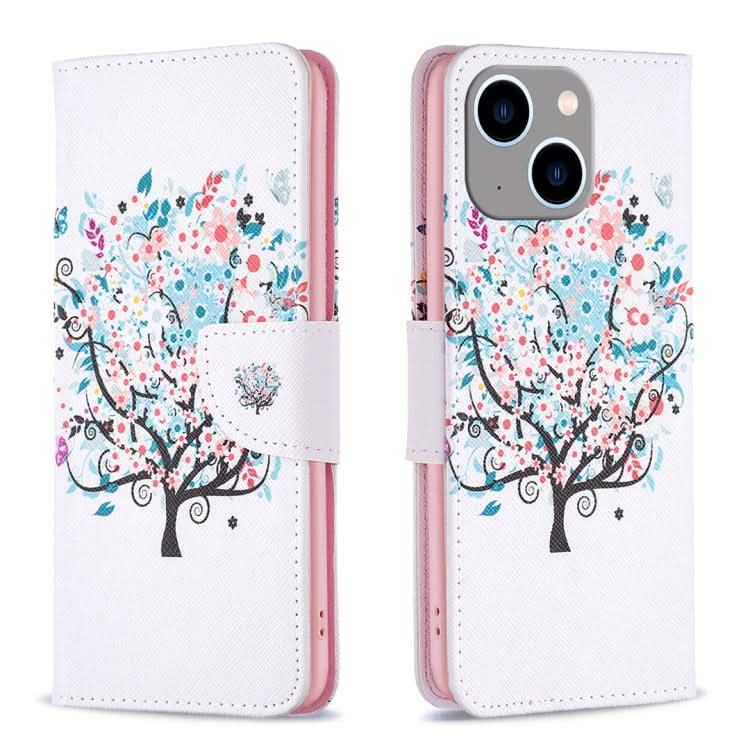 Colored Drawing Pattern Leather Phone Case, Series 1