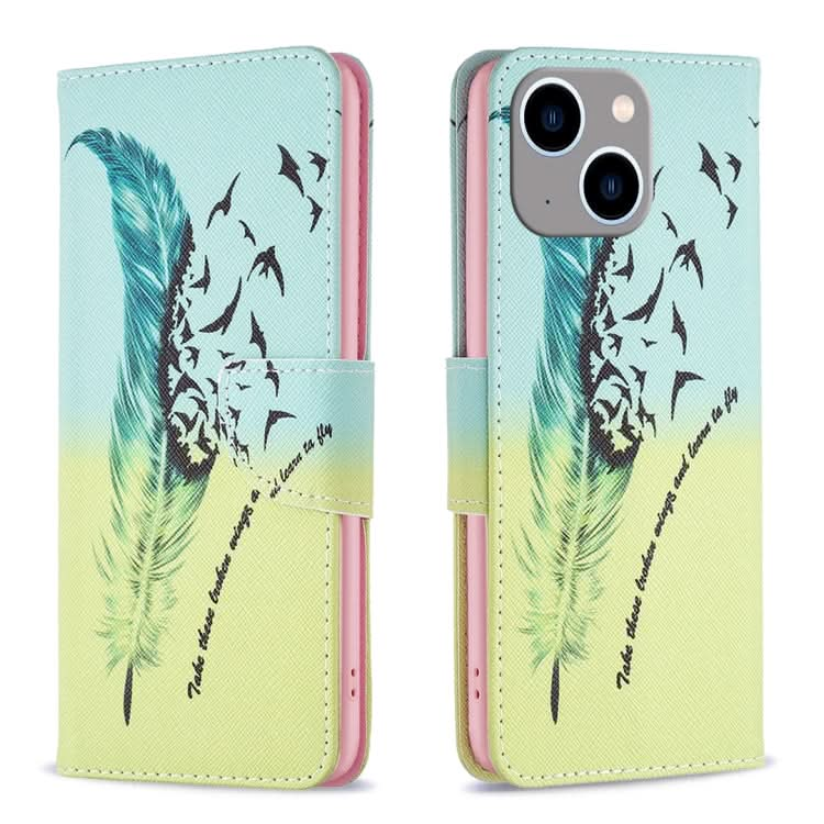 Colored Drawing Pattern Leather Phone Case, Series 1