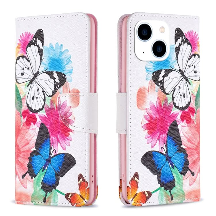 Colored Drawing Pattern Leather Phone Case, Series 2