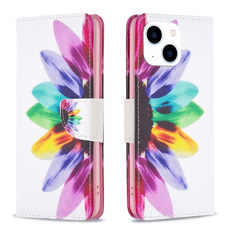 Colored Drawing Pattern Leather Phone Case, Series 2