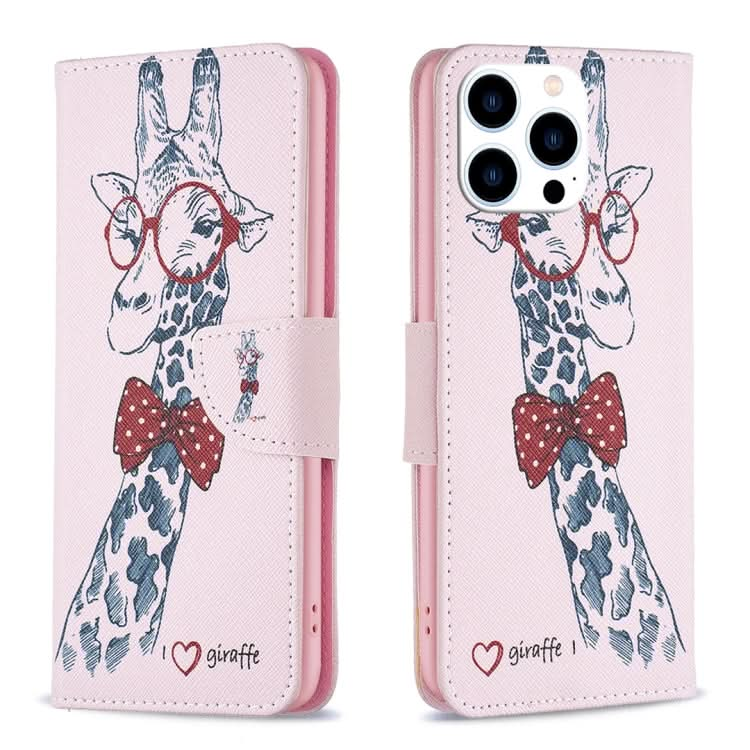 Colored Drawing Pattern Leather Phone Case, Series 3