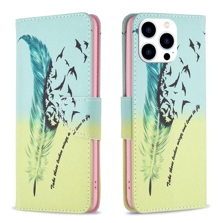 Colored Drawing Pattern Leather Phone Case, Series 3