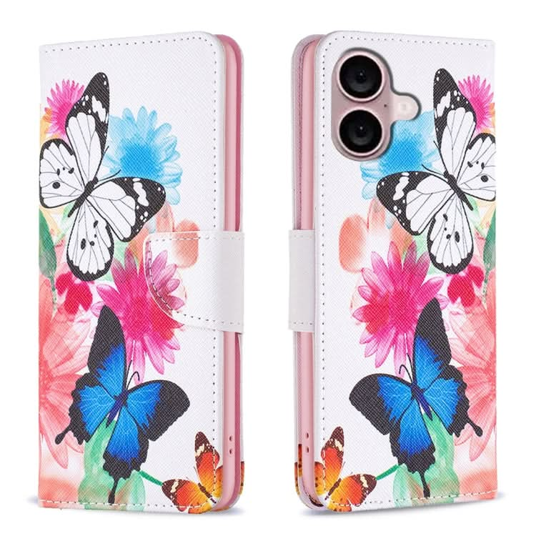 Colored Drawing Pattern Leather Phone Case, Series 1