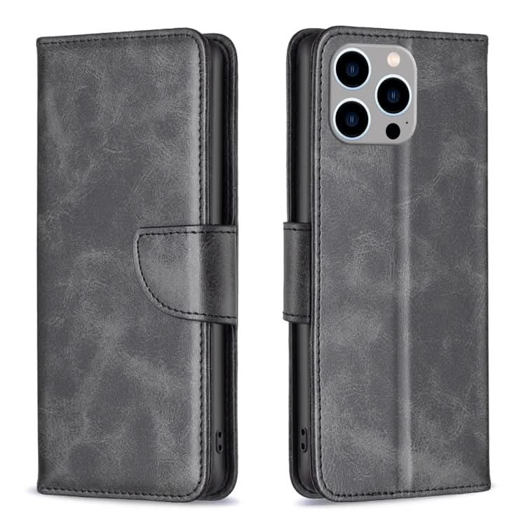 Lambskin Texture Pure Color Flip Leather Phone Case, Series 2