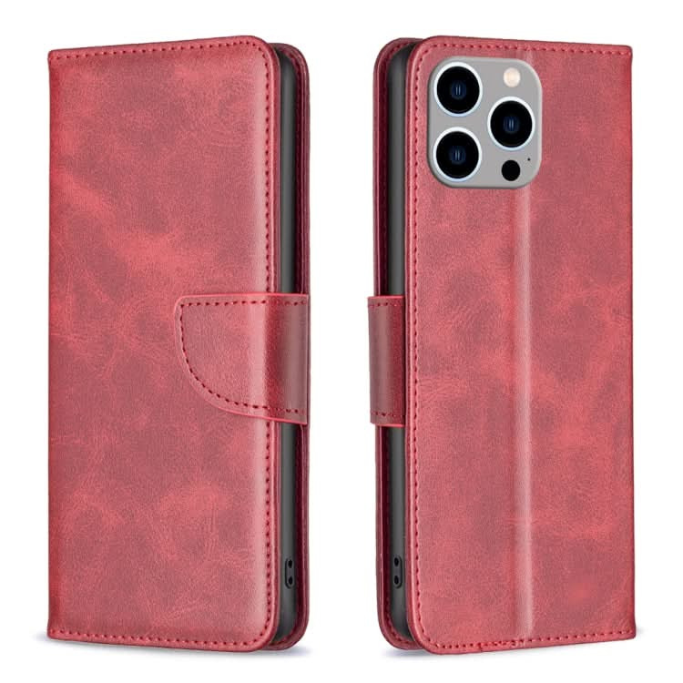 Lambskin Texture Pure Color Flip Leather Phone Case, Series 2