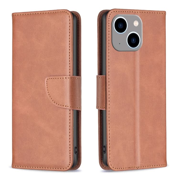 Lambskin Texture Pure Color Flip Leather Phone Case, Series 1