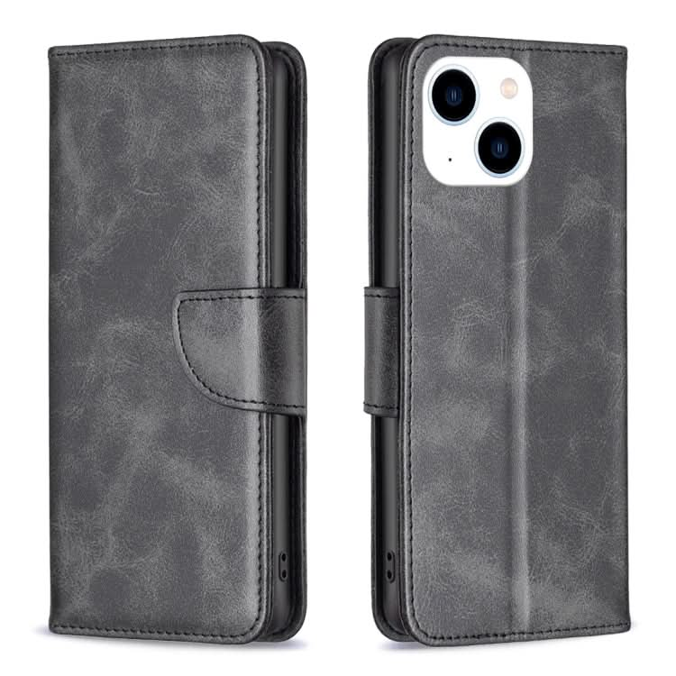 Lambskin Texture Pure Color Flip Leather Phone Case, Series 1