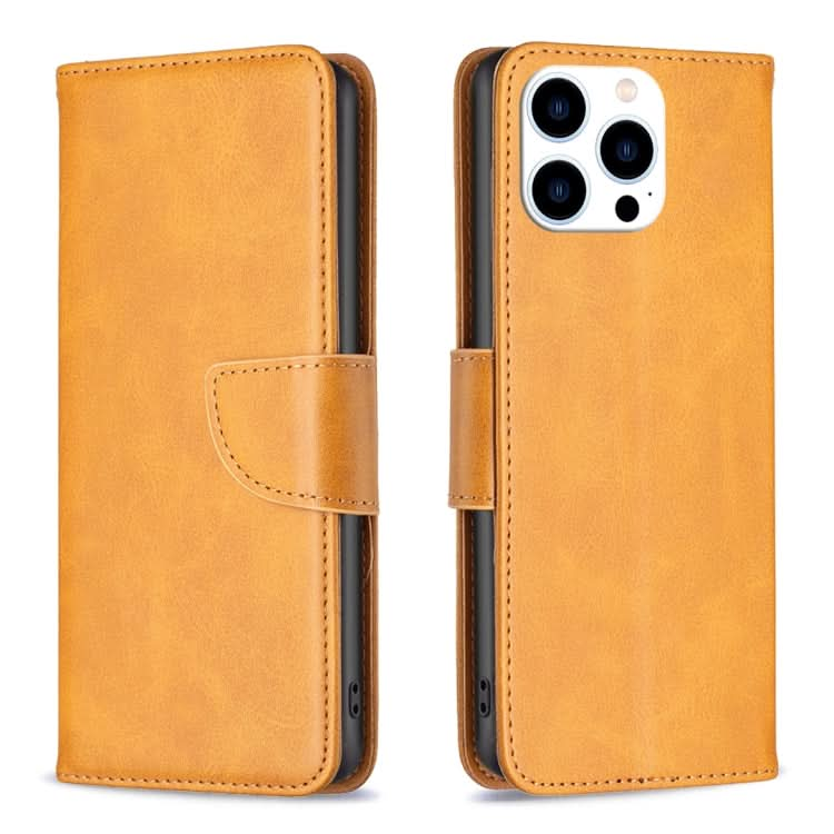 Lambskin Texture Pure Color Flip Leather Phone Case, Series 2