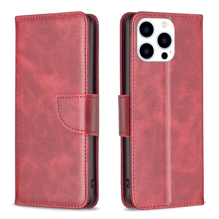 Lambskin Texture Pure Color Flip Leather Phone Case, Series 2