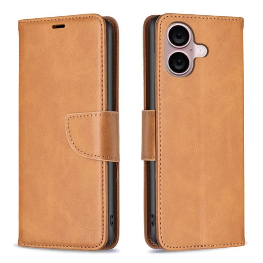 Lambskin Texture Pure Color Flip Leather Phone Case, Series 2