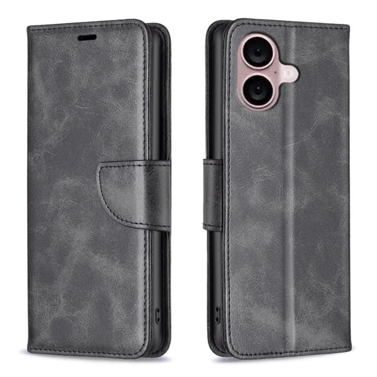 Lambskin Texture Pure Color Flip Leather Phone Case, Series 2